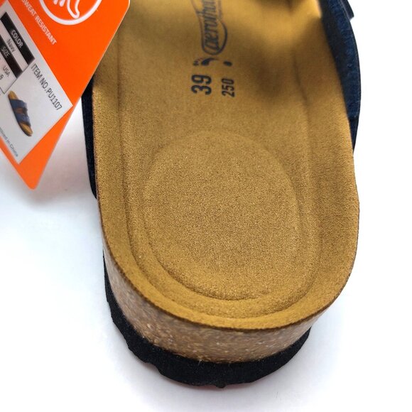 WOMEN AEROTHOTIC MEMORY FOAM CORK FOOTBED SLIDES - SANDAL Size 9 - Picture 8 of 10